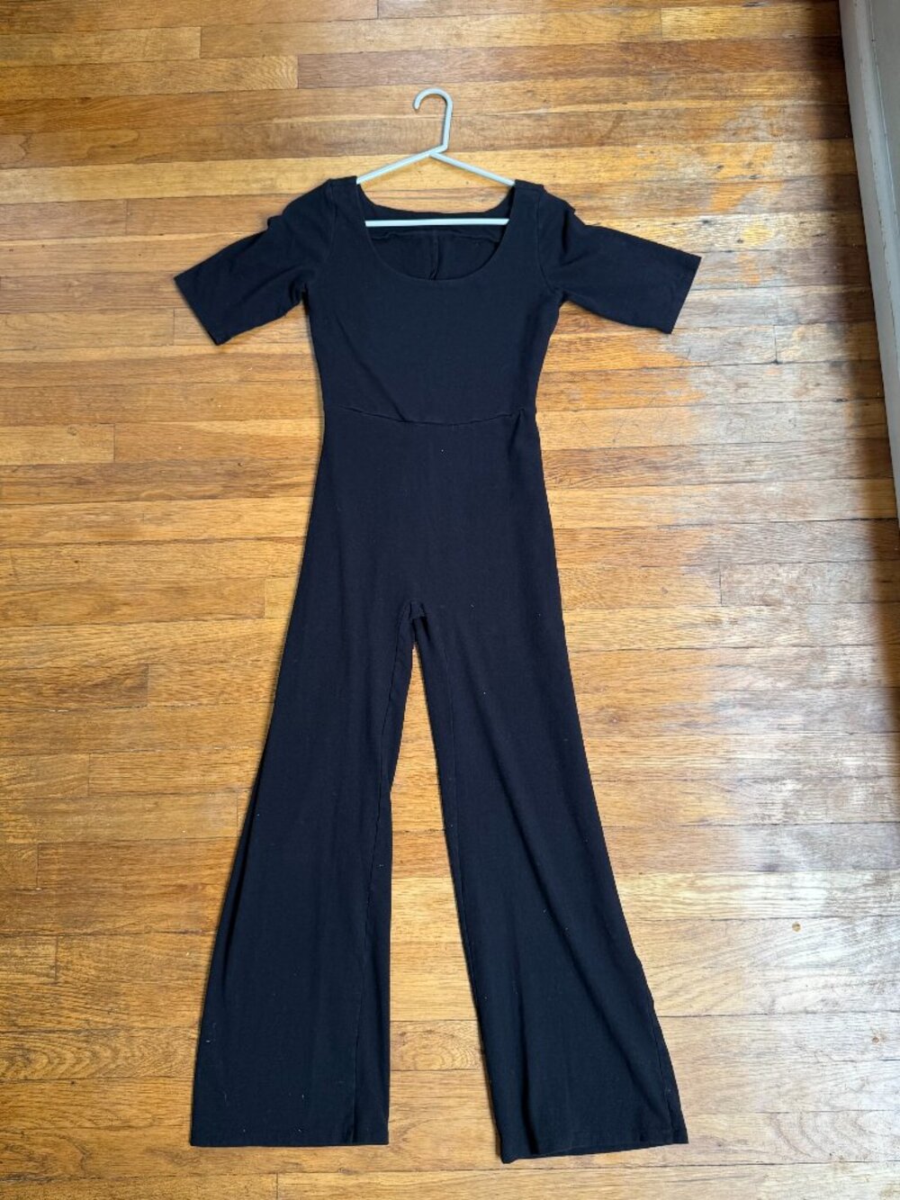 Of Earth & Salt Wide Leg Black Catsuit (Medium)